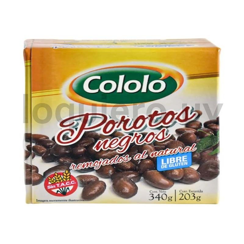 Porotos negro 340g            .