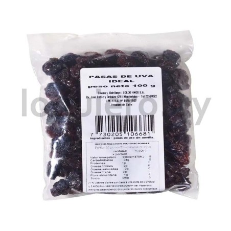 Pasas de Uva 500g             .