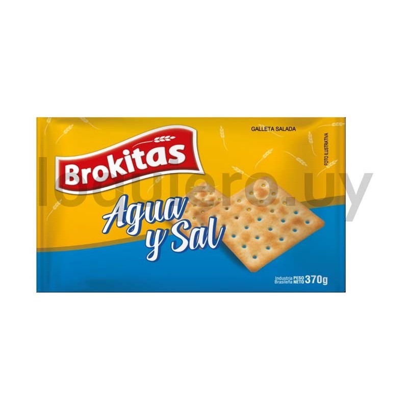 Galleta agua y sal Brokitas   .