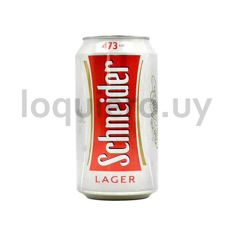 Cerveza Schneider lata 473ml  .