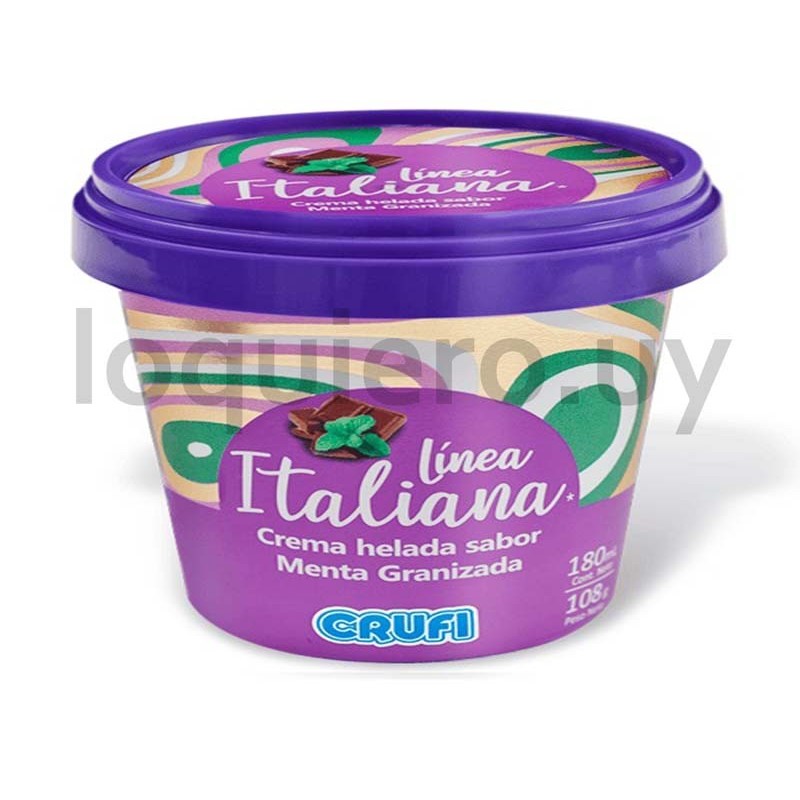 Helado línea italiana 180ml   .