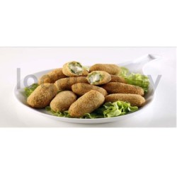 Croquetas espinaca y queso 1kg.