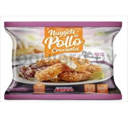 Nuggets de pollo crocante 300g.
