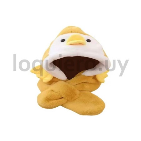 Gorro capucha niño - animales .