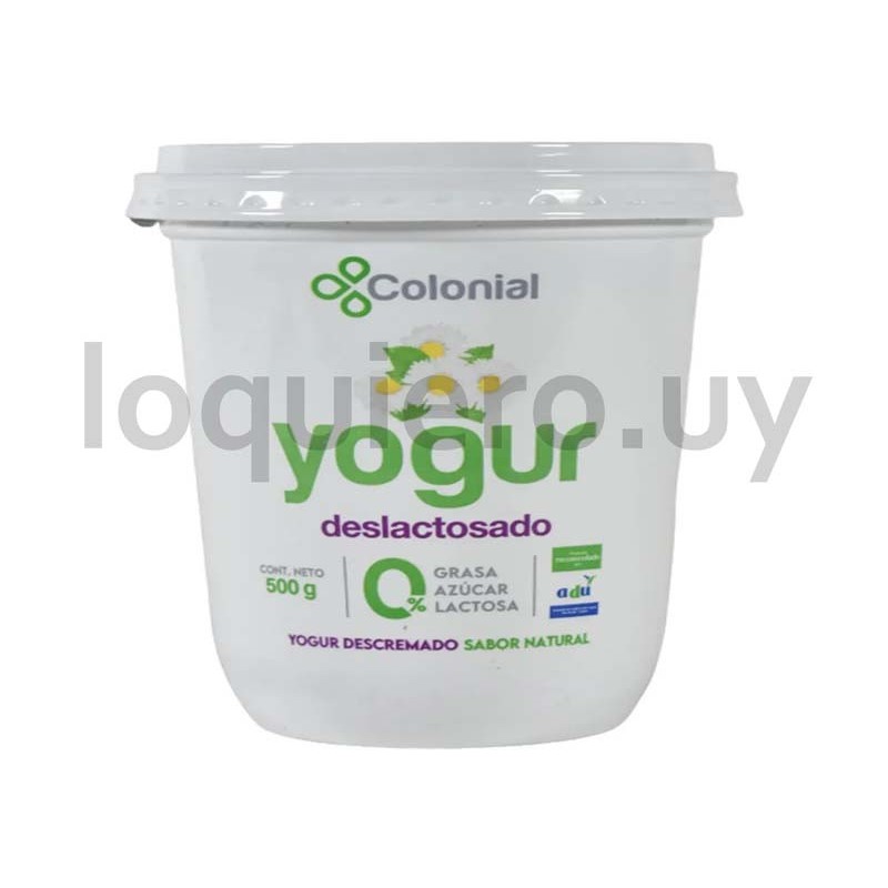 Yogur deslact.natural 500g Col.
