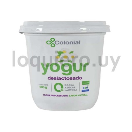 Yogur deslact.natural 500g Col.