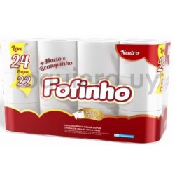 Fofinho x 24 papel higiénico  .