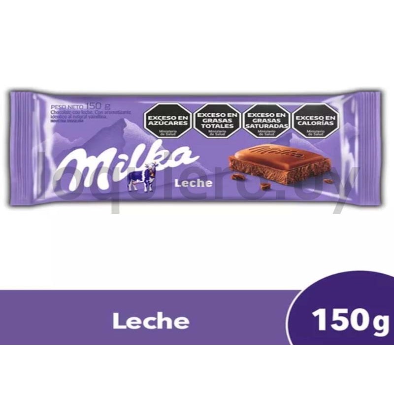 Tableta Milka 150g Leche      .