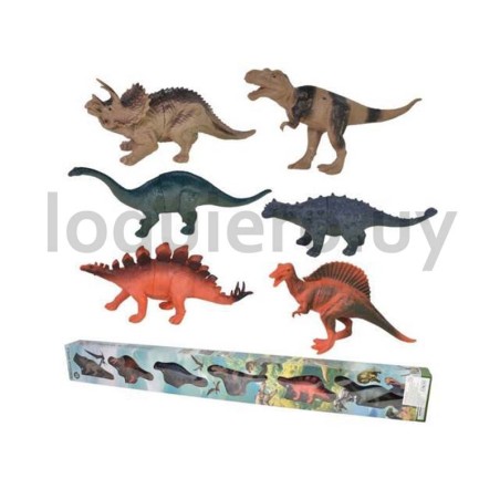 Dinosaurio en caja x6u.       .