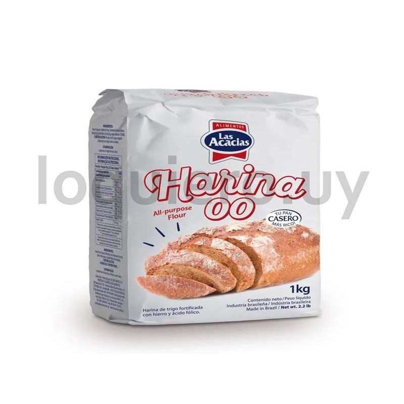 Harina Las Acacias 00, 1kg    .