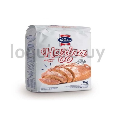 Harina Las Acacias 00, 1kg    .