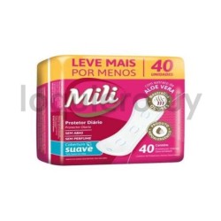 Protector diario Mili 40u.    .