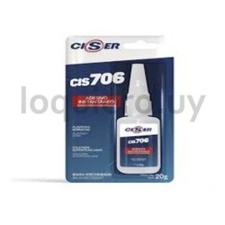 Adhesivo instantáneo 20g Ciser.