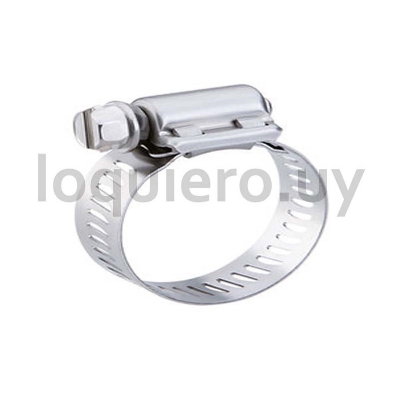 Abrazadera inox 12 a 20mm     .