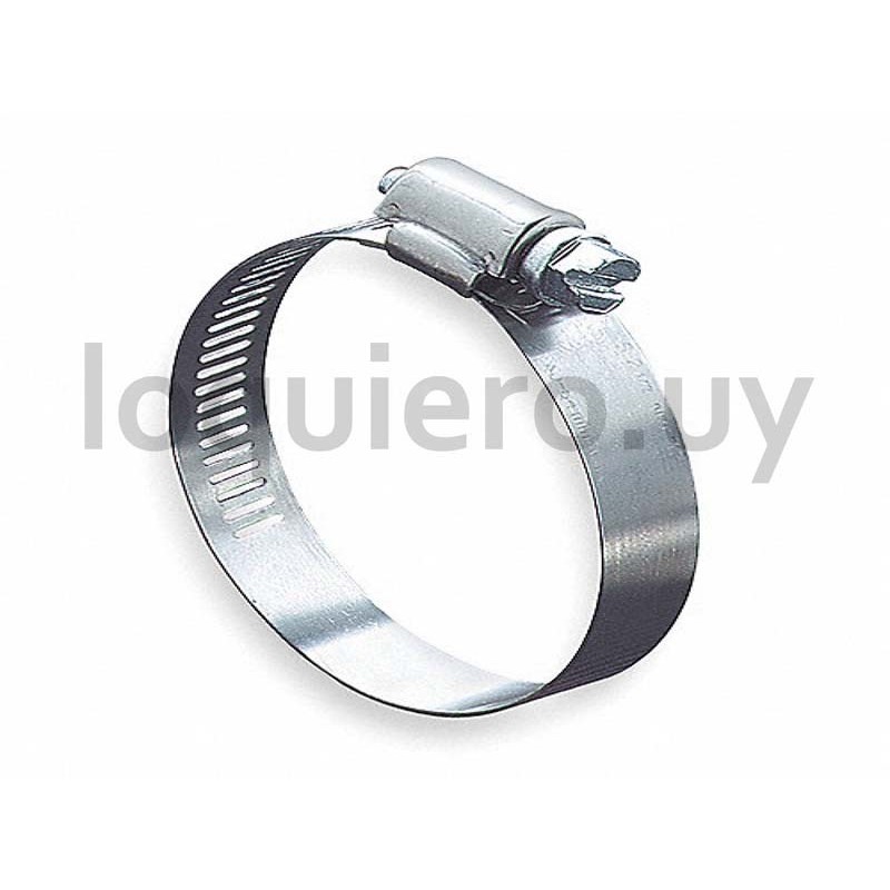 Abrazadera inox 32 a 50mm     .