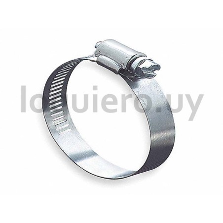 Abrazadera inox 32 a 50mm     .