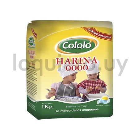 Harina Cololó 0000 1kg + levad.