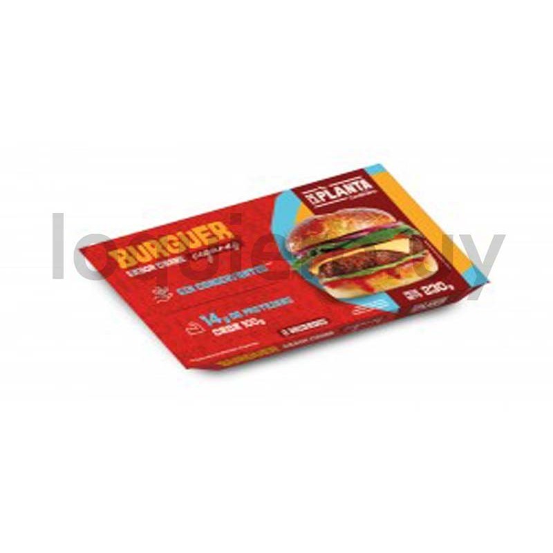 Hamburguesa sabor carne 230g  .