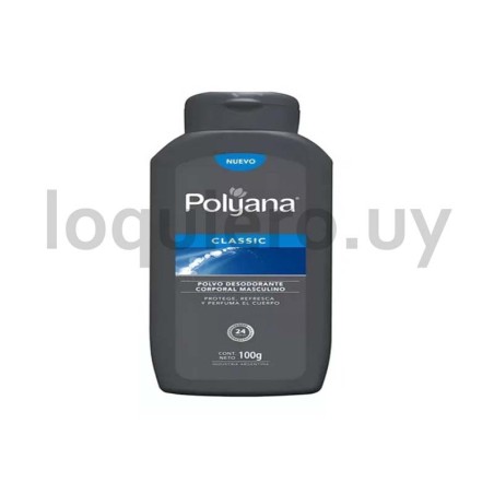 Talco Polyana masculino 100g  .