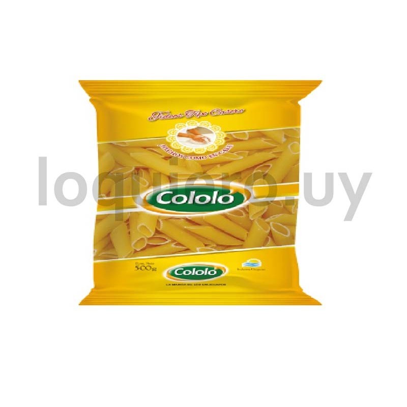 Fideos mostacholes 500g Cololó.