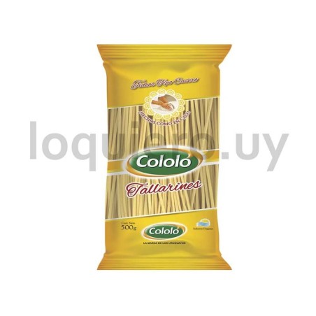 Fideos tallarin 500g Cololó   .