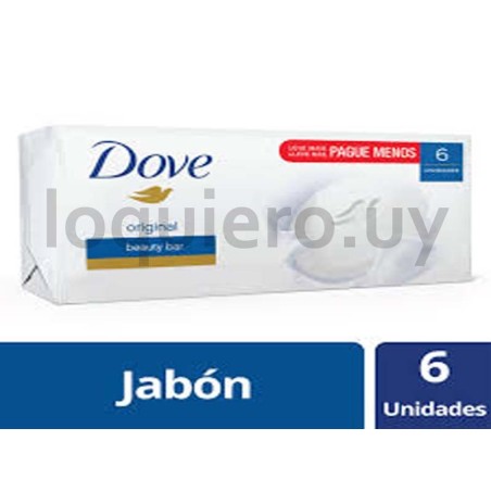 Jabón Dove x6u.               .