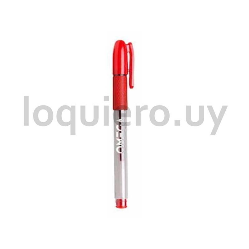 Bolígrafo Omega roja          .