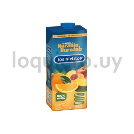Jugo Naranja y Durazno 1L LN  .
