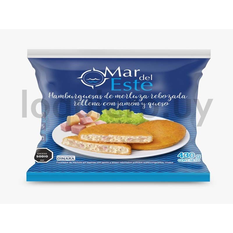 Medallones merluza JyQ 430g   .