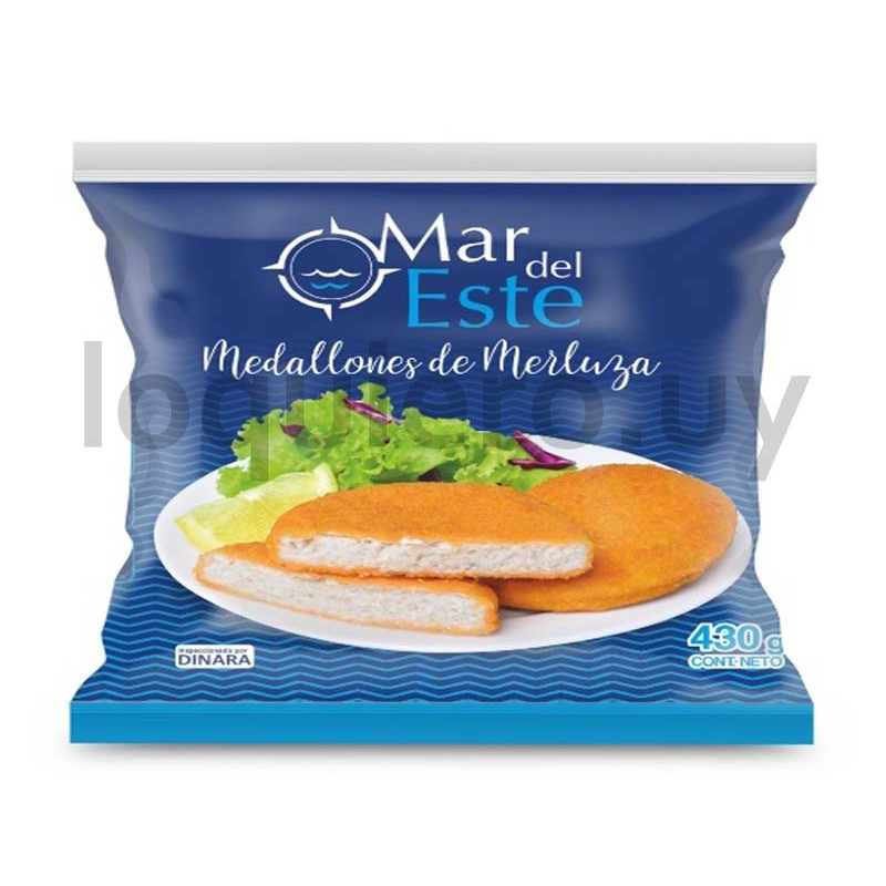 Medallones de merluza 1kg     .