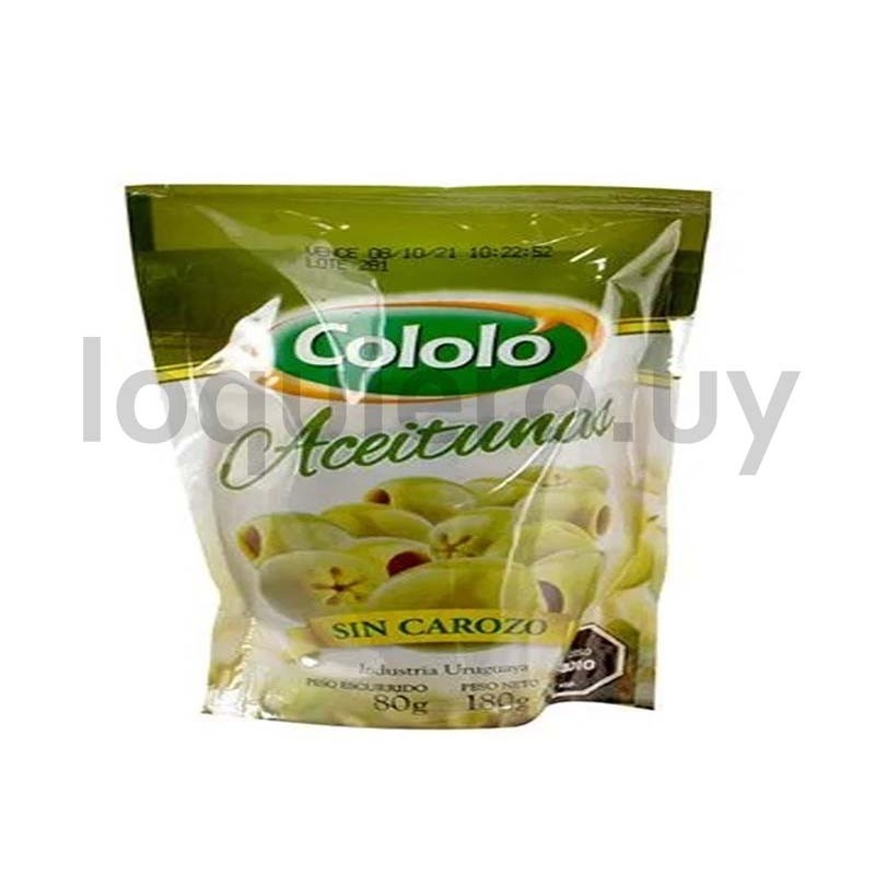 Aceituna Cololó 180g sin caroz.