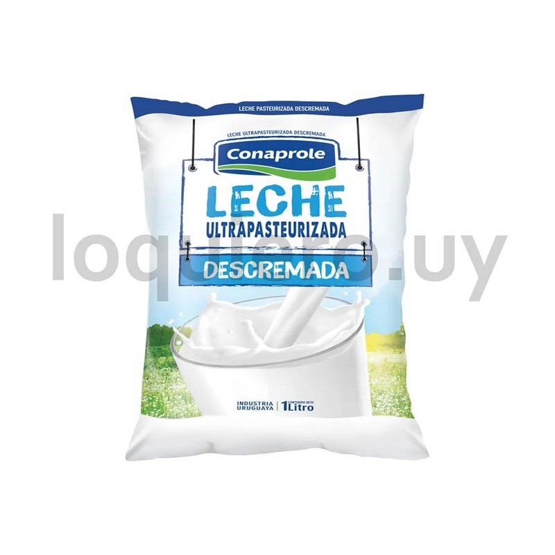 Leche ultra descremada Conapro.