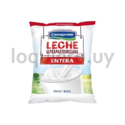 Leche ultra entera Conaprole  .