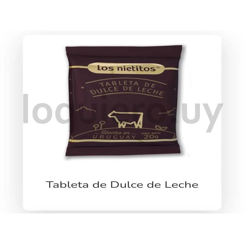 Bloques dulce de leche        .