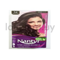 Tinta cabello 1.0 negros Nan  .