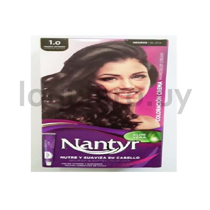 Tinta cabello 1.0 negros Nan  .