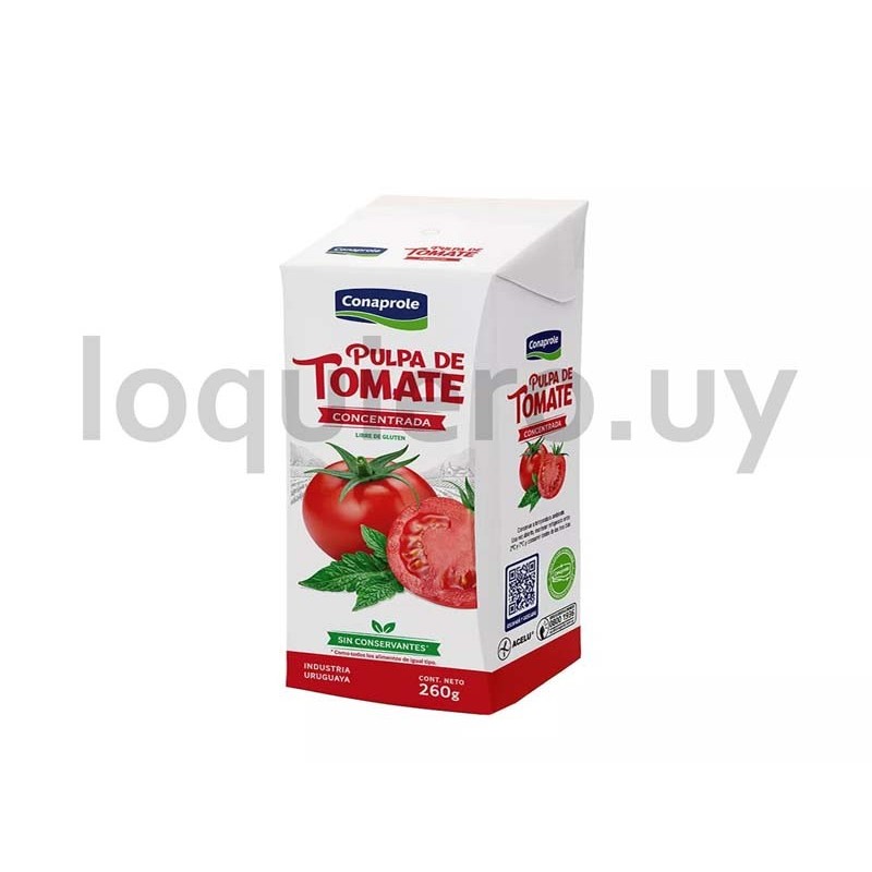 Pulpa de tomate Conaprole 250 .