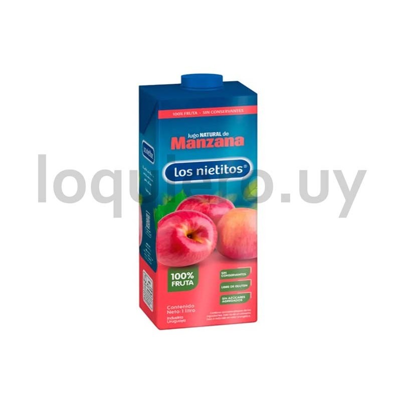 Jugo de manzana L.Nietitos 1L .