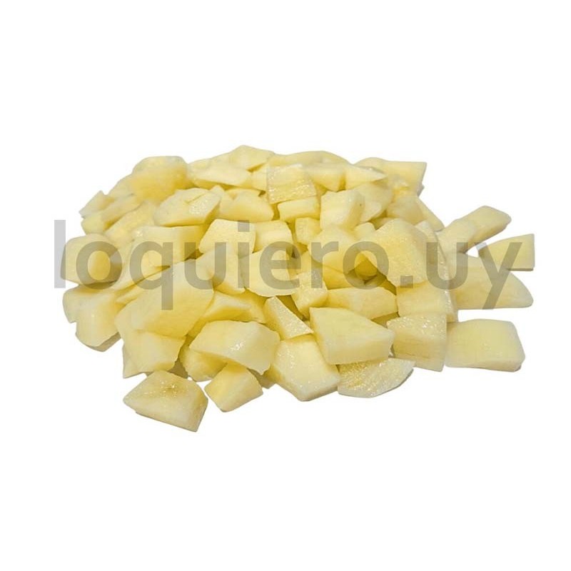 Papas en cubos congelada 1kg  .