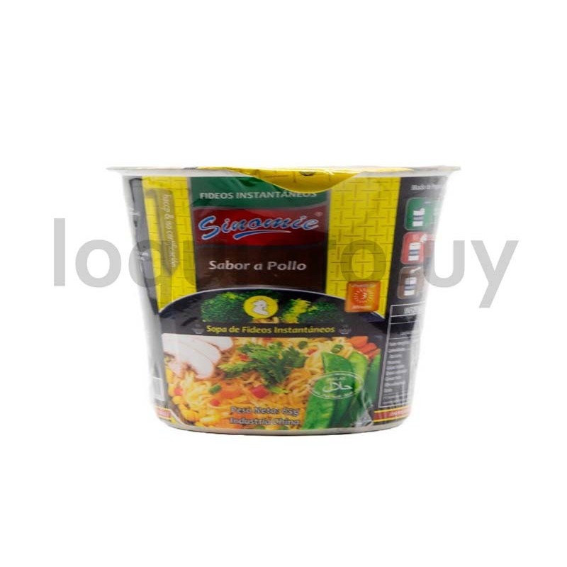 Sopa en vaso Sinomie 65g      .