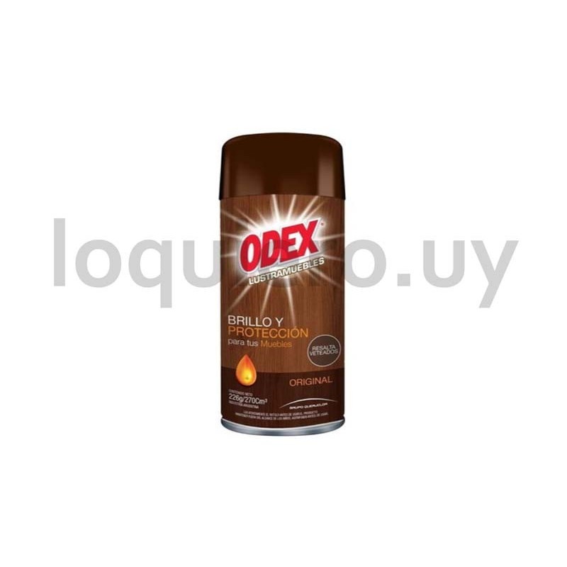 Odex lustra muebles aerosol   .