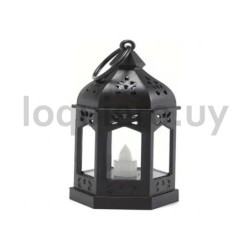 Farol chico con vela, a pila  .