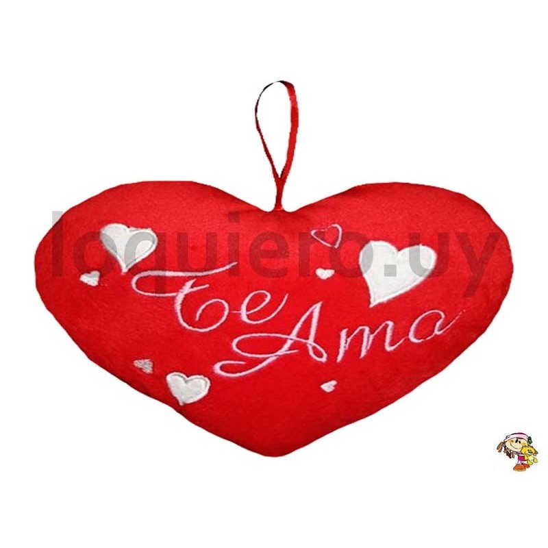 Almohadon corazón Te amo mamá .