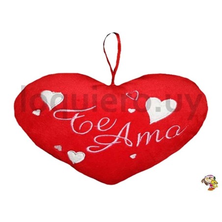 Almohadon corazón Te amo mamá .