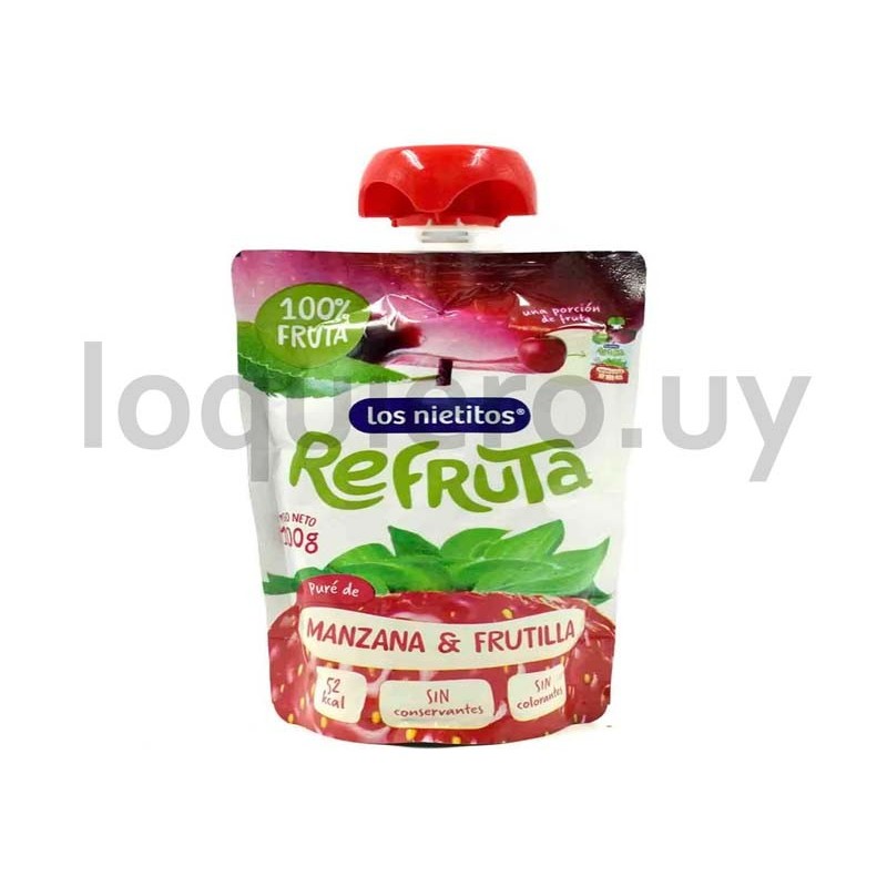 Puré de Fruta Refruta 100g    .