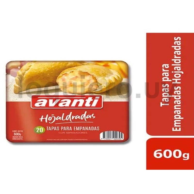 Masa empanadas x20 horno AV   .