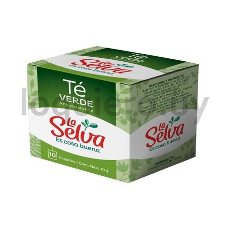 Té verde La Selva 10u.        .