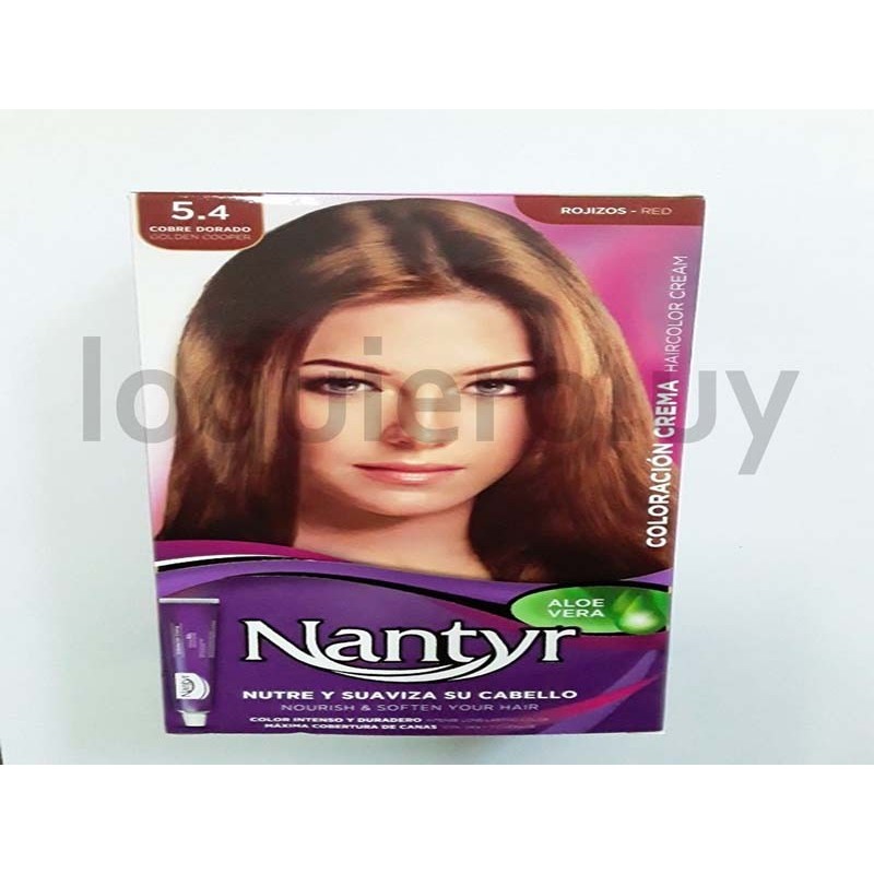 Tinta cabello 5.4 Cobre Dorado.