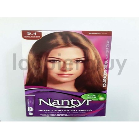 Tinta cabello 5.4 Cobre Dorado.