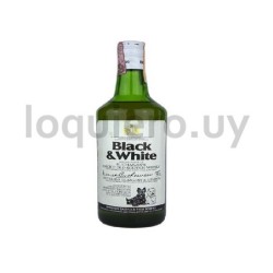 Whisky Black & White 750ml    .